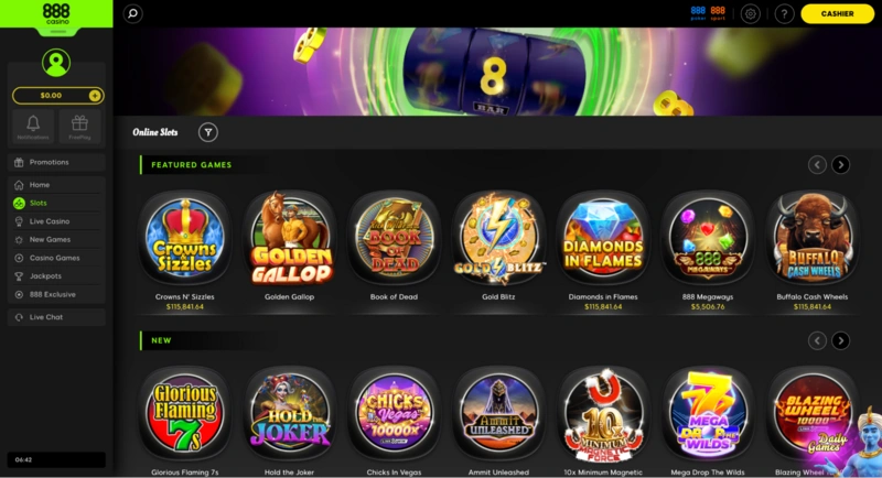 888 Casino Slots